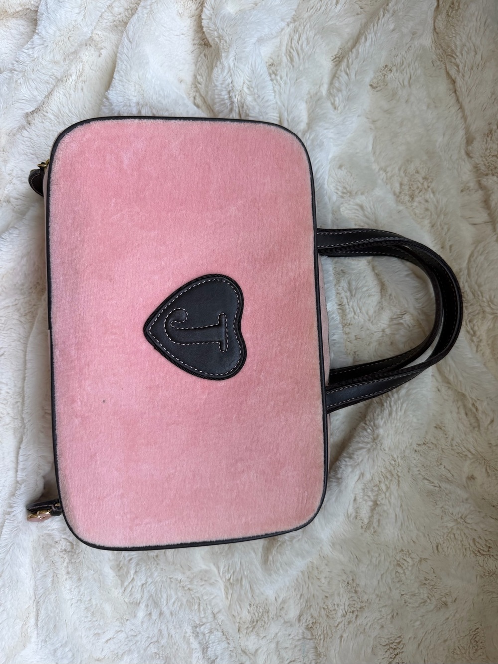 Juicy Couture Pink Terry Logo Makeup Case - Picture 11 of 16